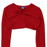 Disney Cropped Cardigan - Small Red Cotton