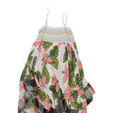 Age 14 Kids Star Floral Dress - XL White Cotton