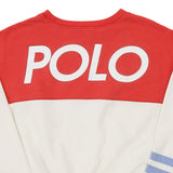 Age 8-9 Ralph Lauren Sweatshirt - Medium White Cotton Blend