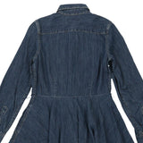 Age 10 Calvin Klein Denim Dress - Medium Blue Cotton