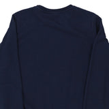 Age 13-14 New York Champion Spellout Sweatshirt - XL Navy Cotton Blend