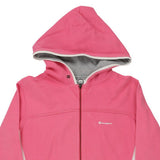 Age 12-13 Champion Hoodie - Large Pink Cotton Blend