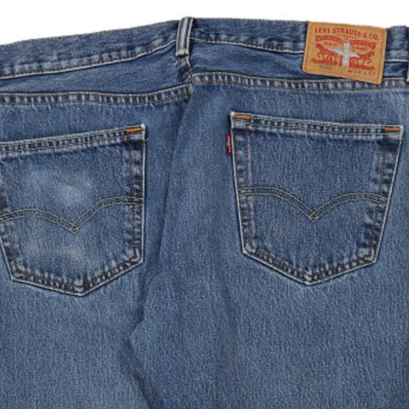 505 Levis Jeans - 36W 31L Blue Cotton