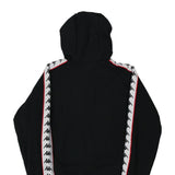 Kappa Hoodie - Small Black Cotton Blend