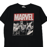 Marvel Graphic T-Shirt - Small Black Cotton