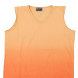 Champion V-neck Vest - XL Orange Cotton