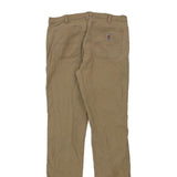 Carhartt Trousers - 38W 34L Beige Cotton