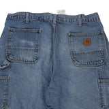Carhartt Carpenter Shorts - 38W 9L Blue Cotton