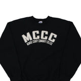MCCC Gildan College Sweatshirt - Large Black Cotton Blend