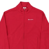 Age 13-14 Champion Spellout Zip Up - XL Pink Cotton