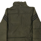 Age 11-12 Adidas Puffer - Medium Khaki Polyester Blend