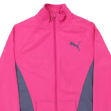 Age 14 Puma Track Jacket - XL Pink Polyester