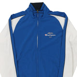 Age 11-12 Champion Track Jacket - Large Blue Polyester