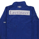 Age 15-16 Umbro 1/4 Zip - XL Blue Polyester