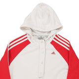 Age 11-12 Adidas Jacket - Medium White Polyester