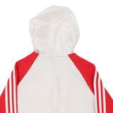 Age 11-12 Adidas Jacket - Medium White Polyester