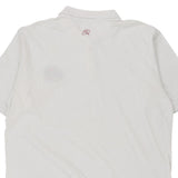 Vintage white Miller Lite Chase Authentics Polo Shirt - mens x-large