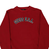 Vintage red Guess Sweatshirt - mens medium