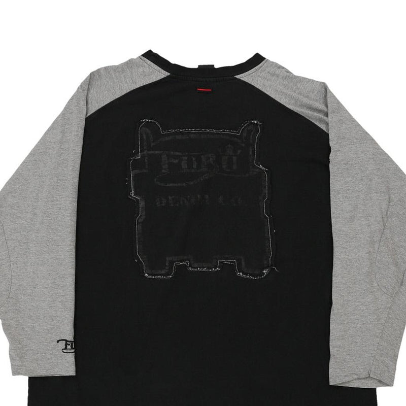Vintage black Fubu Sweatshirt - mens x-large