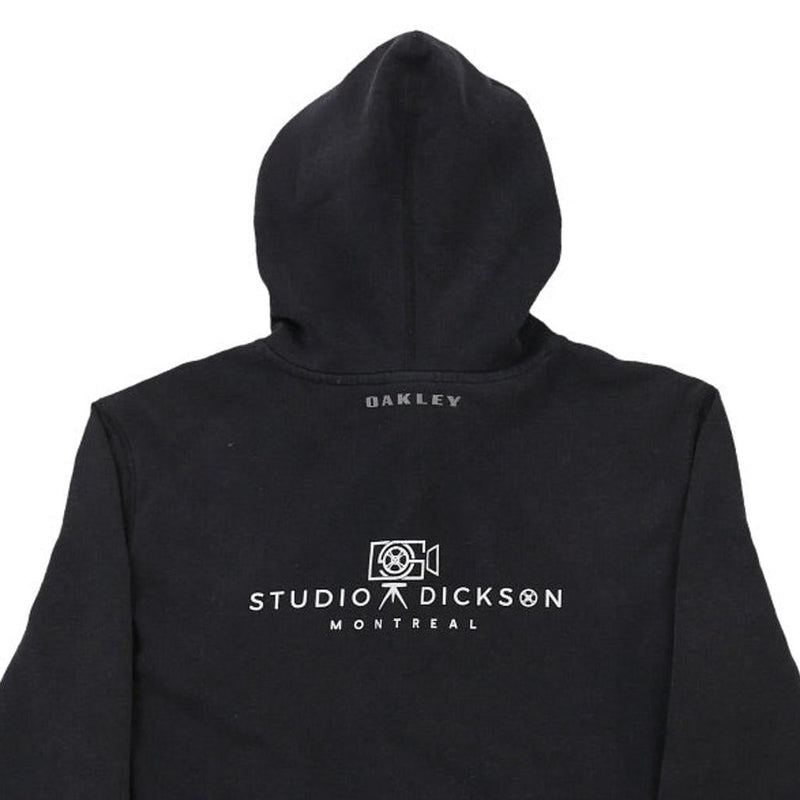 Vintage black Studio Dickson Montreal Oakley Hoodie - mens large