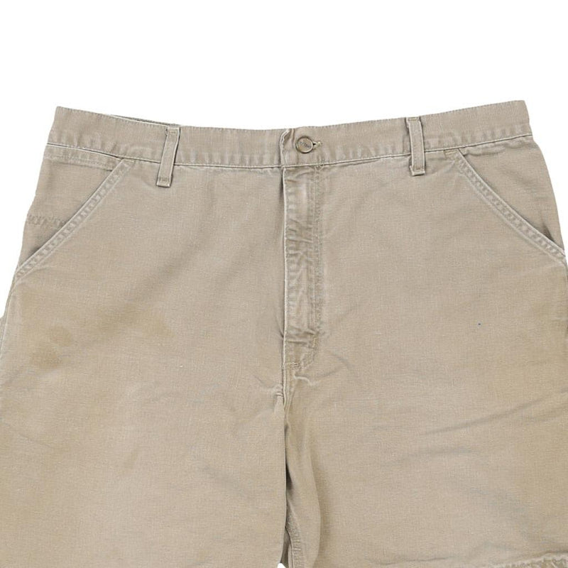 Carhartt Carpenter Shorts - 39W 8L Beige Cotton