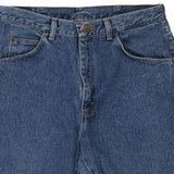 Wrangler Denim Shorts - 33W 7L Blue Cotton