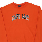Cape May Perrin Sweatshirt - Large Orange Cotton Blend