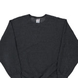 Jerzees Sweatshirt - Large Grey Cotton Blend