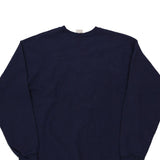 Hanes Sweatshirt - Medium Navy Cotton Blend