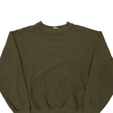 Bold Spirit Sweatshirt - Large Khaki Cotton Blend