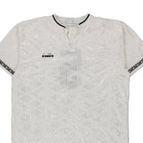 Diadora Football Shirt - Large White Polyester