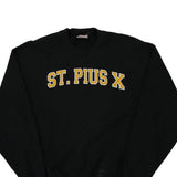 St. Pius X Jerzees Sweatshirt - Large Black Cotton Blend