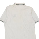 Green Bay Packers Nfl Polo Shirt - Large White Cotton