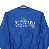 Made in  USA Linda Holloway Varsity Jacket - 3XL Blue Nylon Blend