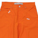 Versace Jeans Couture Trousers - 28W UK 8 Orange Nylon Blend