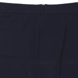 Armani Mini Pencil Skirt - 34W UK 14 Navy Polyester Blend