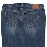 Amethyst Jeans - 34W UK 12 Blue Cotton