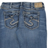 Silver Jeans - 34W UK 12 Blue Cotton