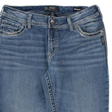Silver Jeans - 34W UK 12 Blue Cotton