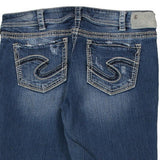 Silver Jeans - 33W UK 12 Dark Wash Cotton
