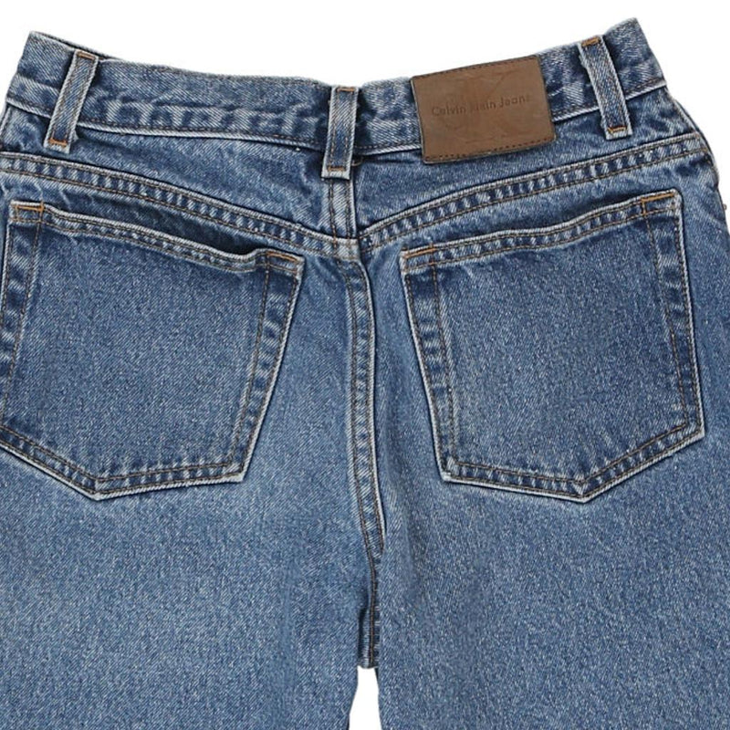 Calvin Klein Denim Shorts - 25W UK 6 Blue Cotton
