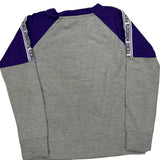 Age 12-13 Minnesota Vikings N.F.L. Team Apparel Long Sleeve T-Shirt - Large Grey Cotton
