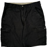 Wrangler Cargo Shorts - 36W 10L Black Cotton