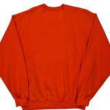 Fruit Of The Loom Sweatshirt - Large Orange Cotton