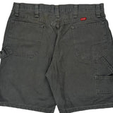 Wrangler Carpenter Shorts - 36W 10L Grey Cotton