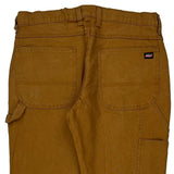 Dickies Carpenter Trousers - 34W 30L Brown Cotton