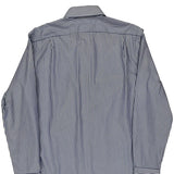 Ralph Lauren Slim Fit Shirt - Large Blue Cotton