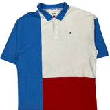 Tommy Jeans Polo Shirt - XL Multicoloured Cotton