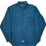 Levis Denim Shirt - Large Blue Cotton