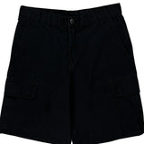 Dickies Cargo Shorts - 32W 10L Black Polyester Blend